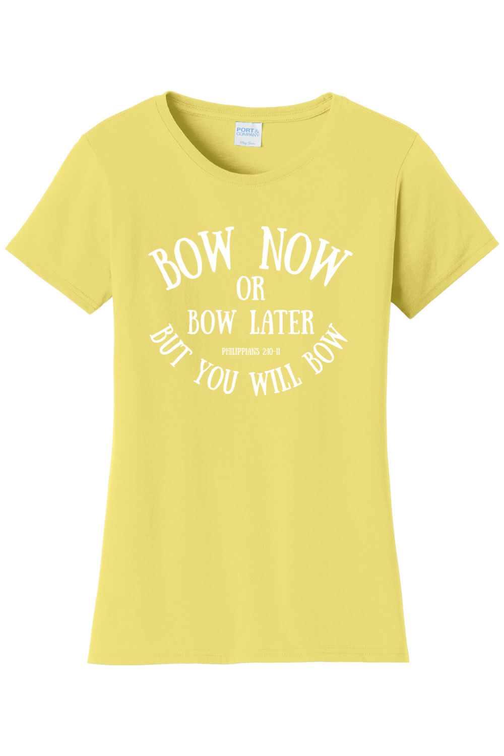 Bow Now Or Bow Later But You Will Bow