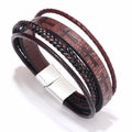 Quad Leather Bracelet